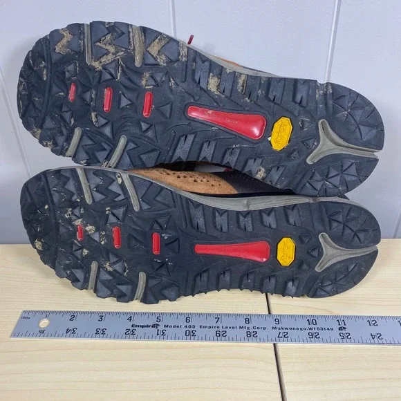 Danner Trail 2650 Mens Hiking Shoes Brown Red Vibram Low Top Size 13 - Picture 11 of 12